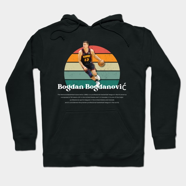 Bogdan Bogdanović Vintage V1 Hoodie by Gojes Art